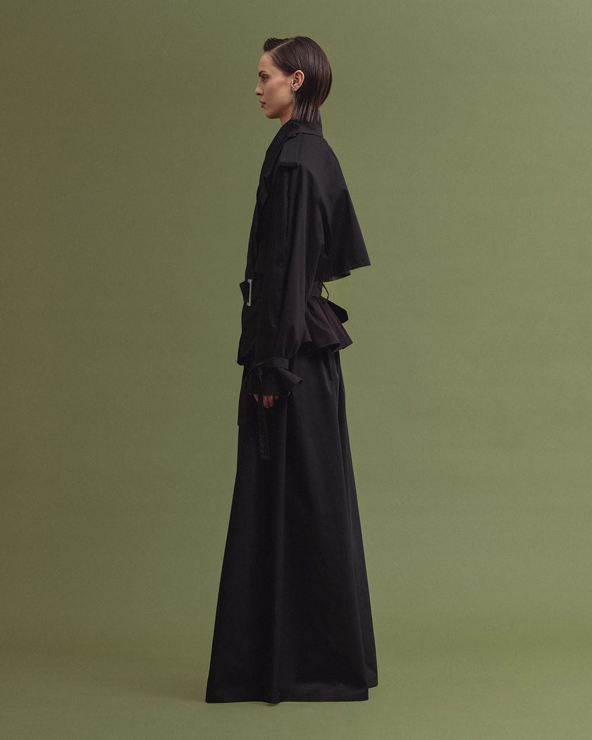 LAXUS poplin pants black