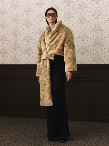 KARINE coat fawn