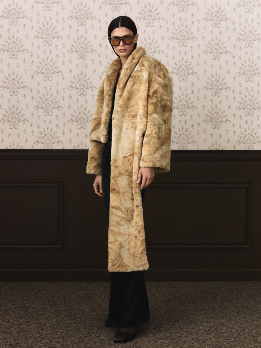 KARINE coat fawn