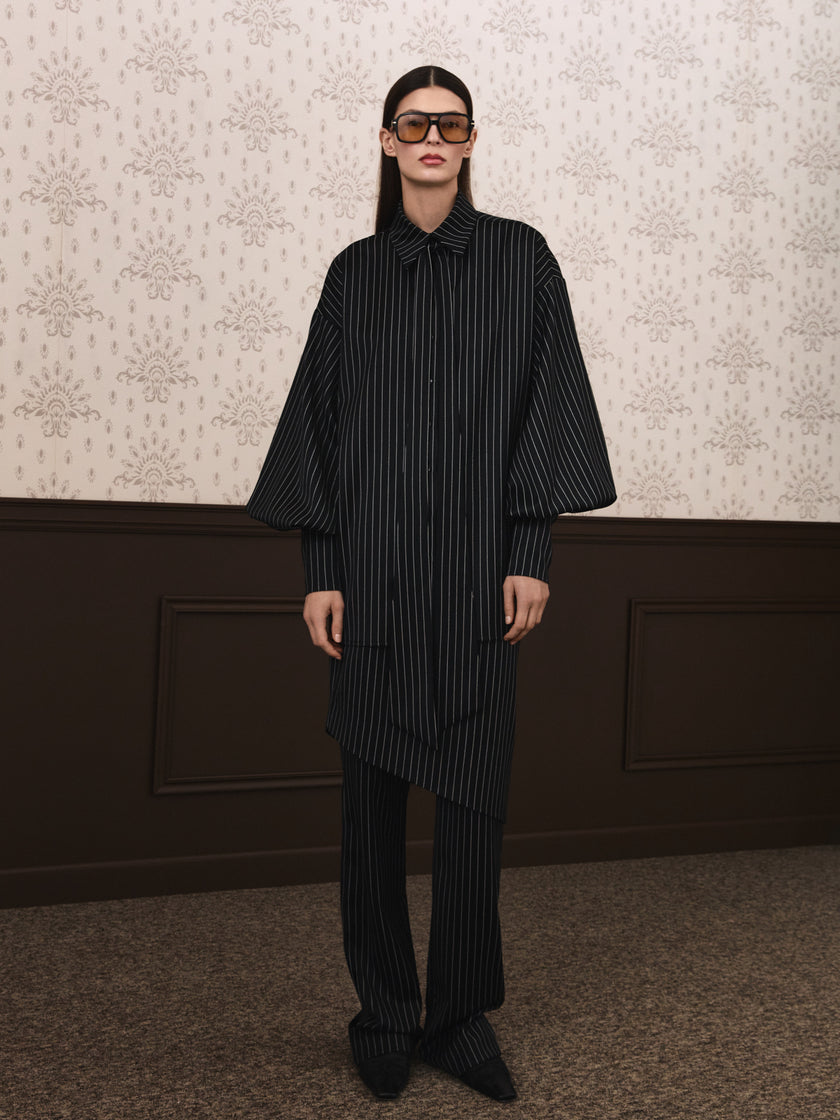 ODETTE pants black stripe