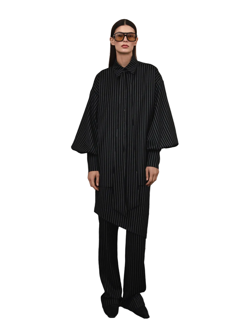 ODETTE pants black stripe