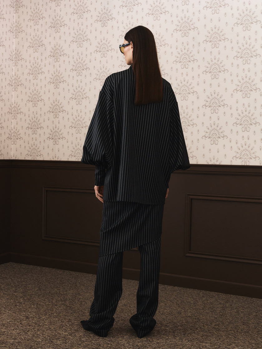 ODETTE pants black stripe