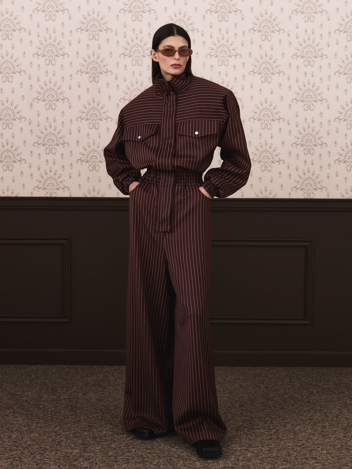 EDITH coverall chocolate
