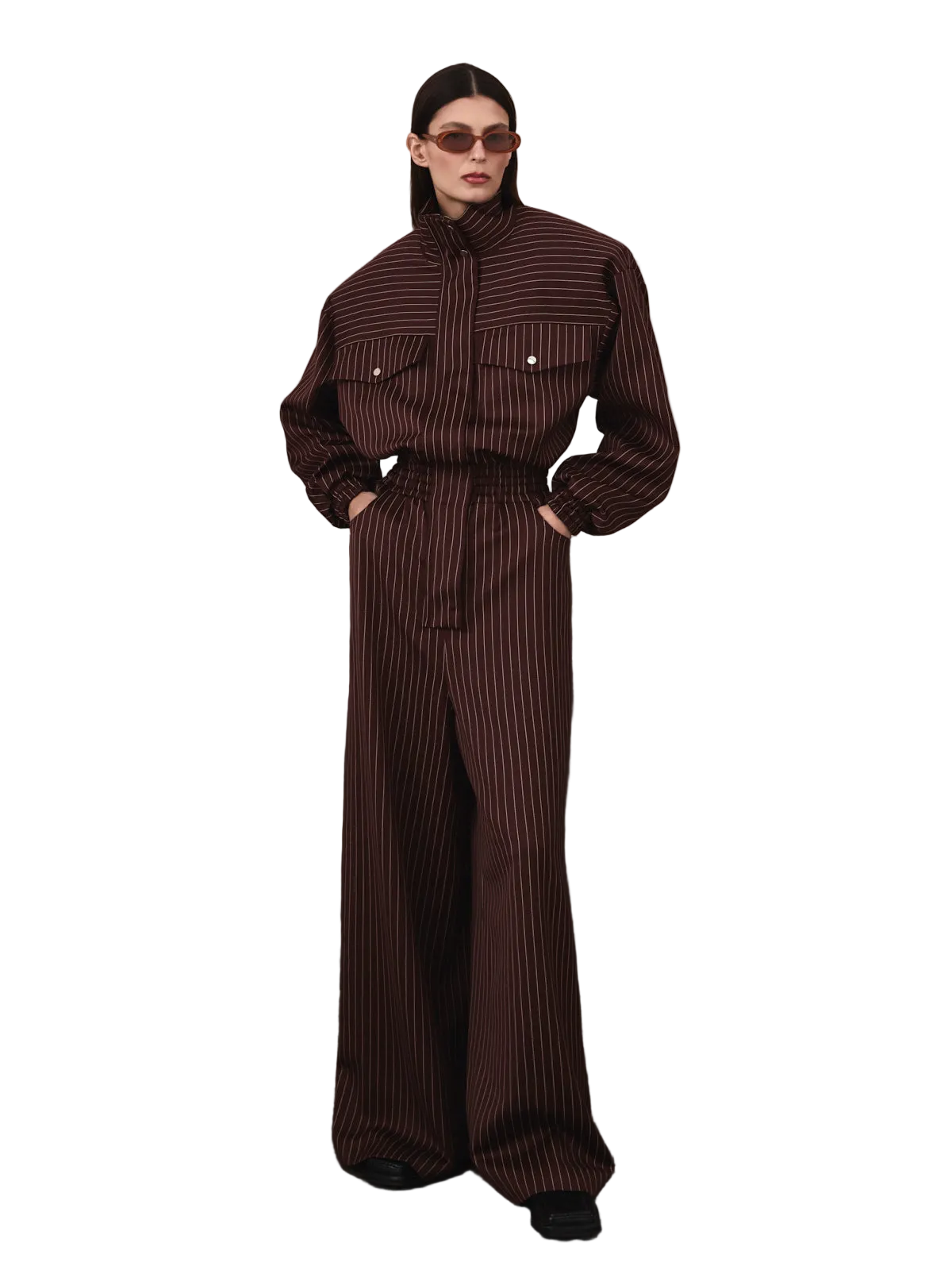 EDITH coverall chocolate