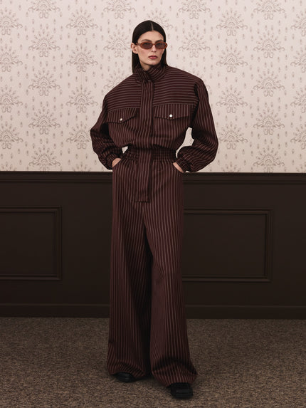 EDITH coverall chocolate