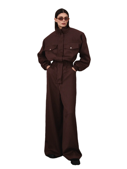 EDITH coverall chocolate