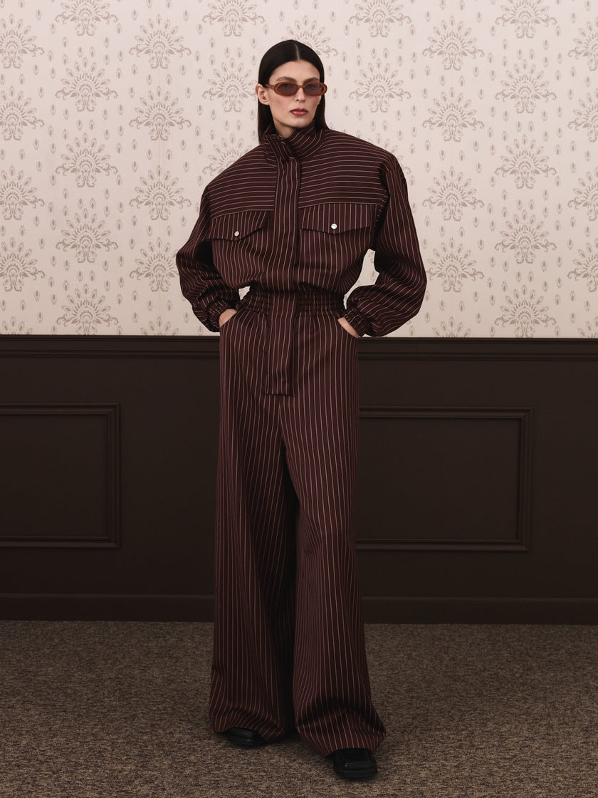 EDITH coverall chocolate