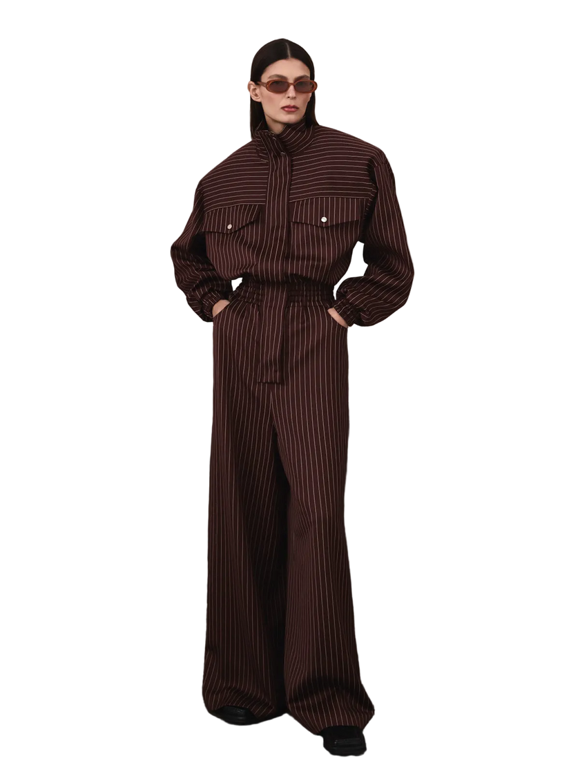 EDITH coverall chocolate