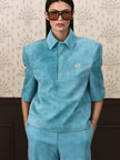 CHLOE polo baby blue