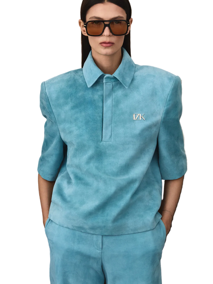 CHLOE polo baby blue