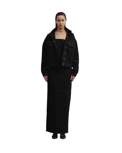 ALMA bomber jacket washed black