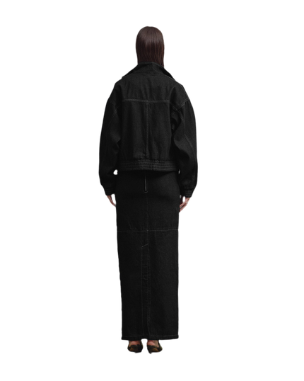 ALMA bomber jacket washed black