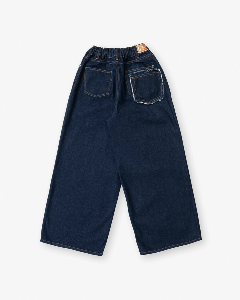 AER denim pants indigo blue