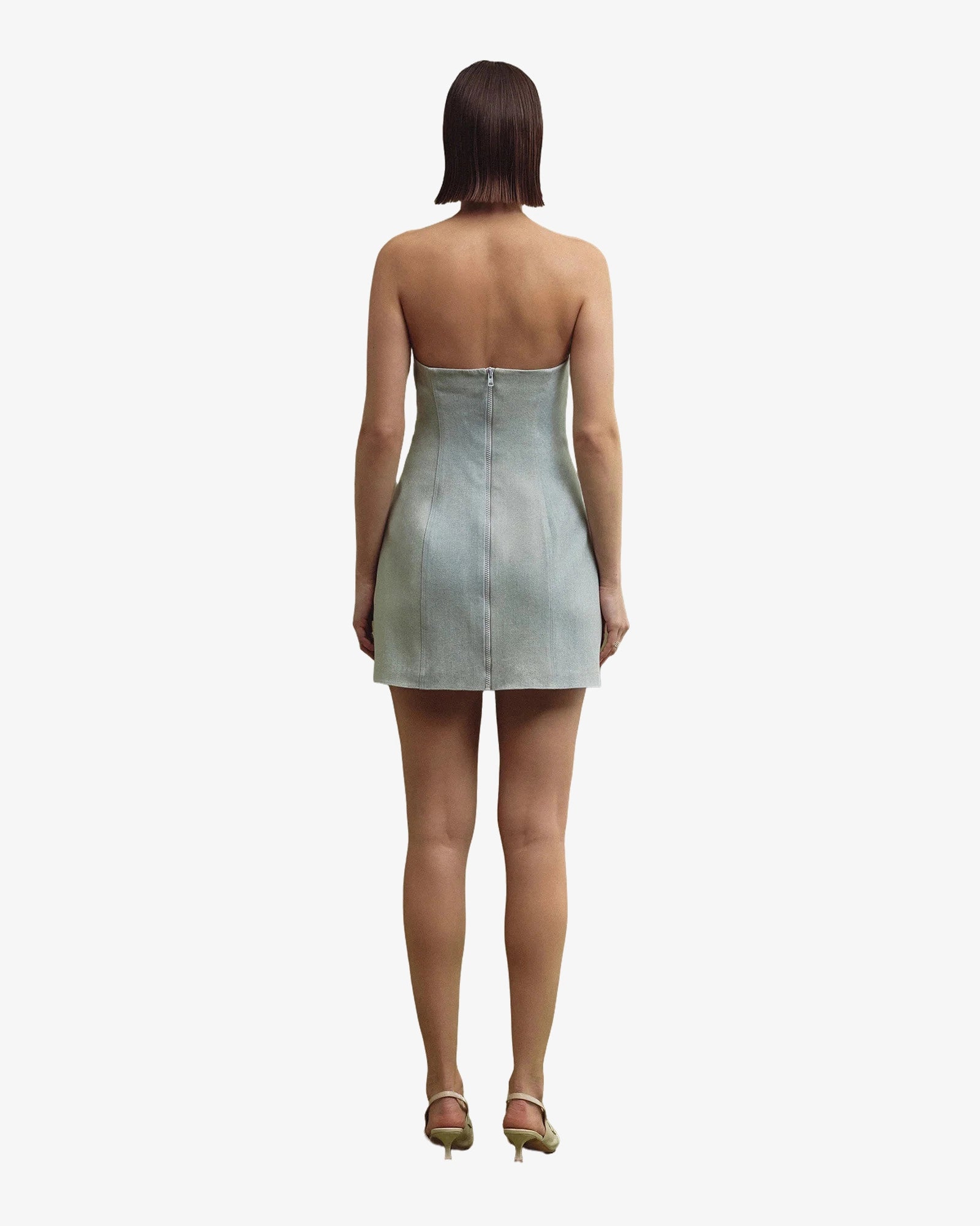 ALIS denim dress washed blue