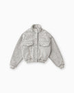 ALMA bomber jacket white / black