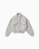 ALMA bomber jacket white / black