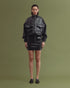 ALMA vegan leather bomber jacket black