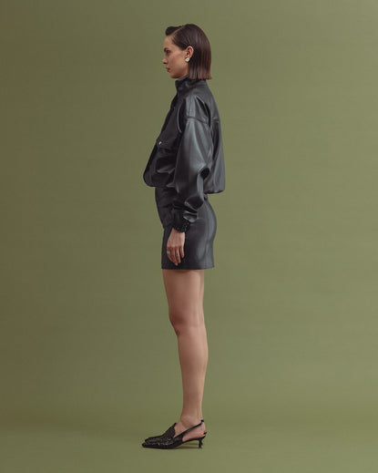 ALMA vegan leather bomber jacket