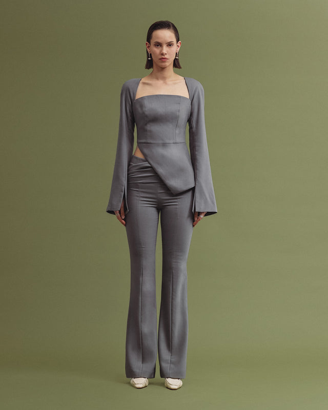 AVA top grey