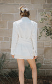 CLARA linen mini skirt