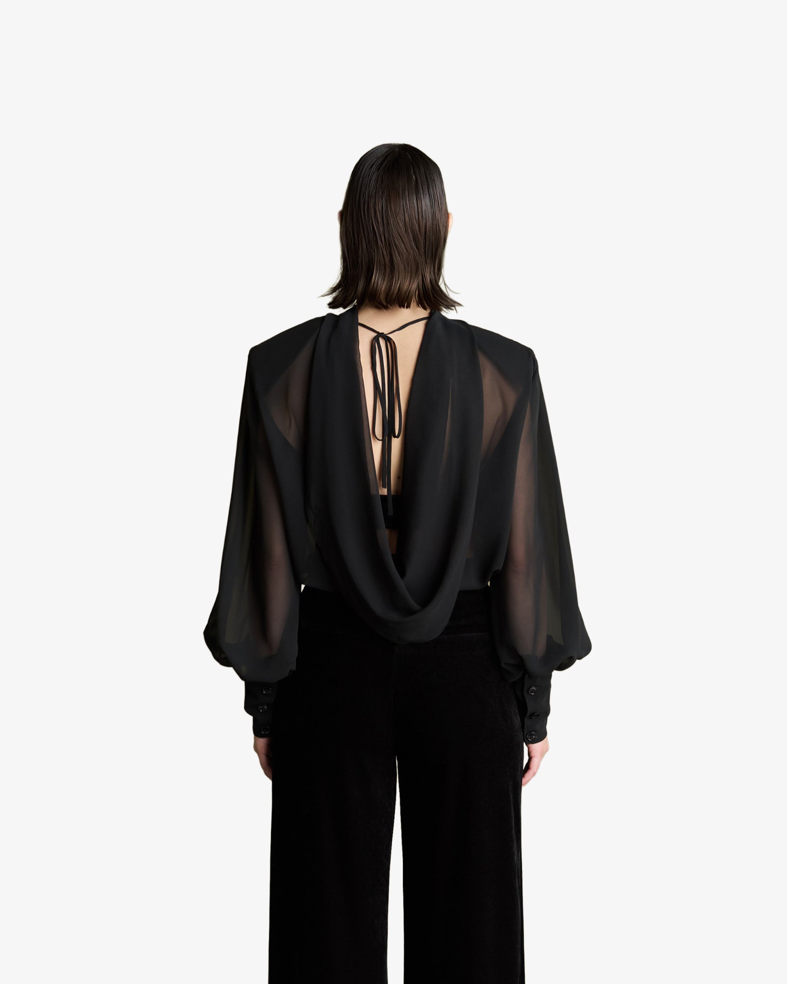 MANUS hooded shirt black