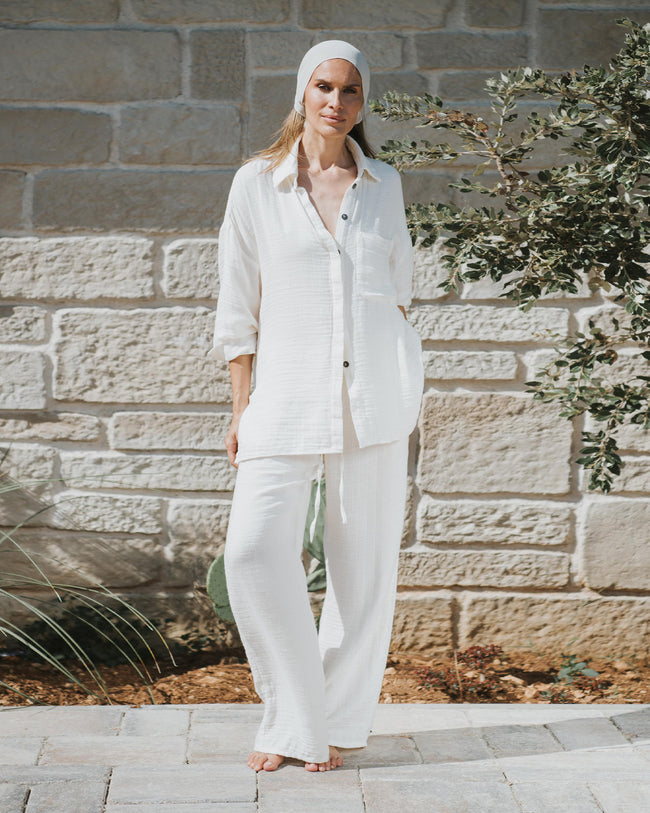 CERES oversized muslin shirt