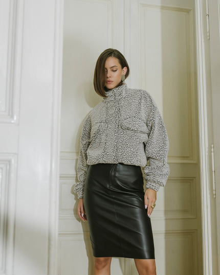 LUNA silhouette skirt black 2.0