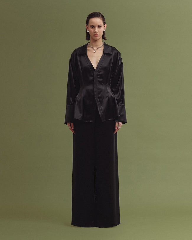 ELIAH satin pants