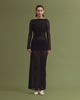 ELIANA ruched dress