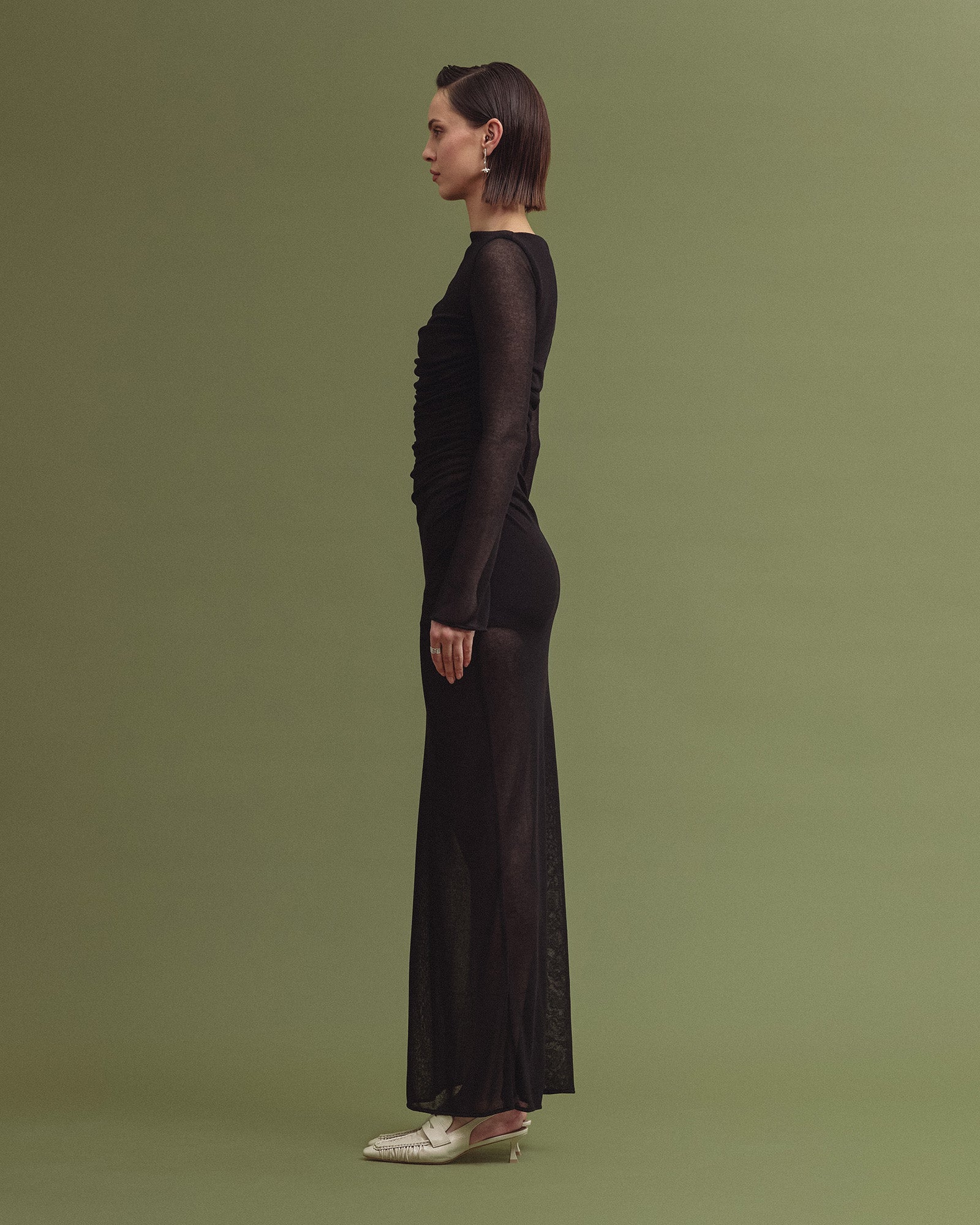 ELIANA ruched dress