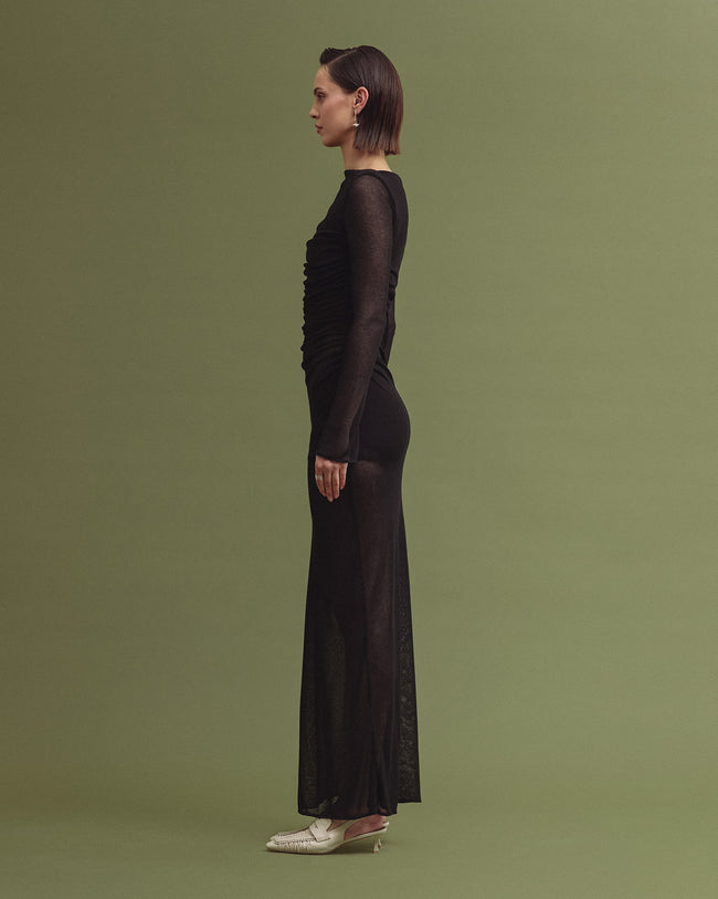 ELIANA ruched dress