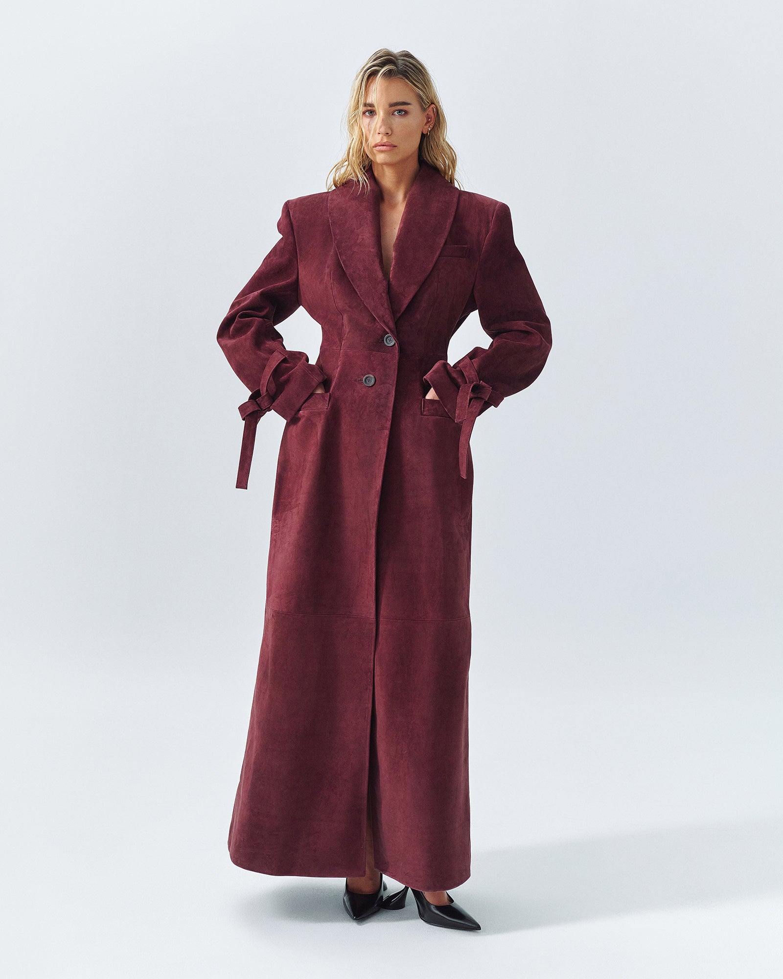 EMA suede coat