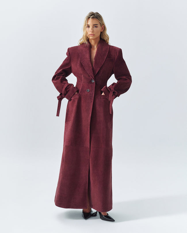EMA suede coat