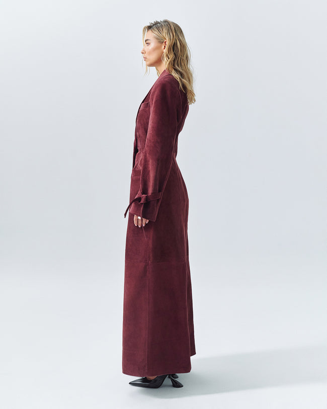 EMA suede coat
