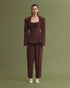 FULMEN corset and blazer chocolate