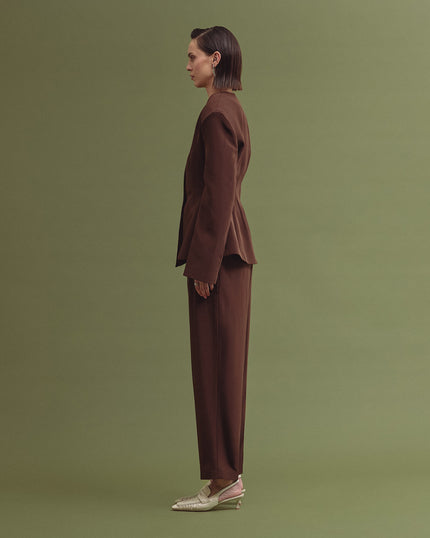 FULMEN corset and blazer chocolate