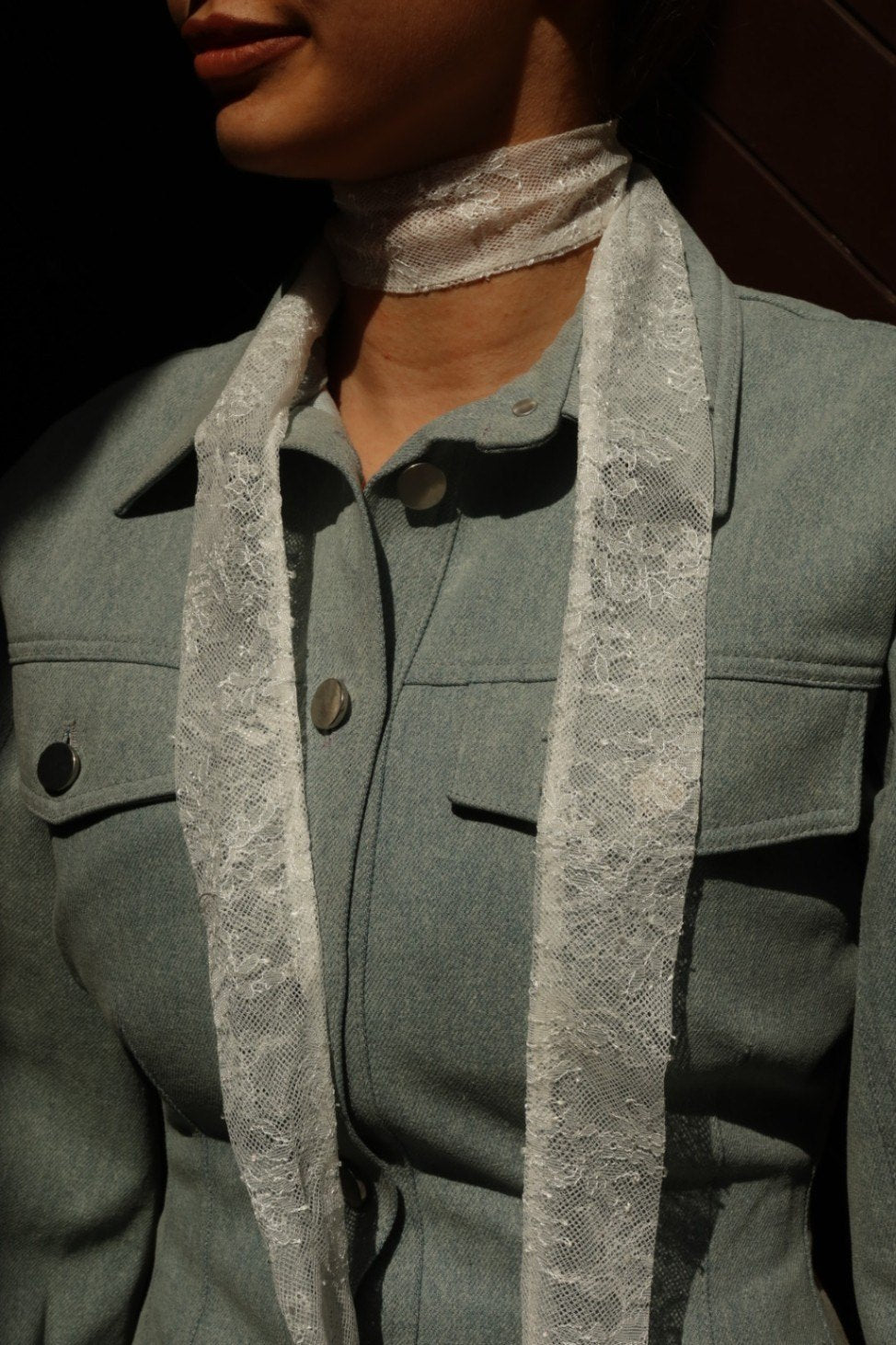 FIMBRIA lace scarf