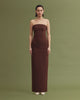 HANA tube dress chocolate