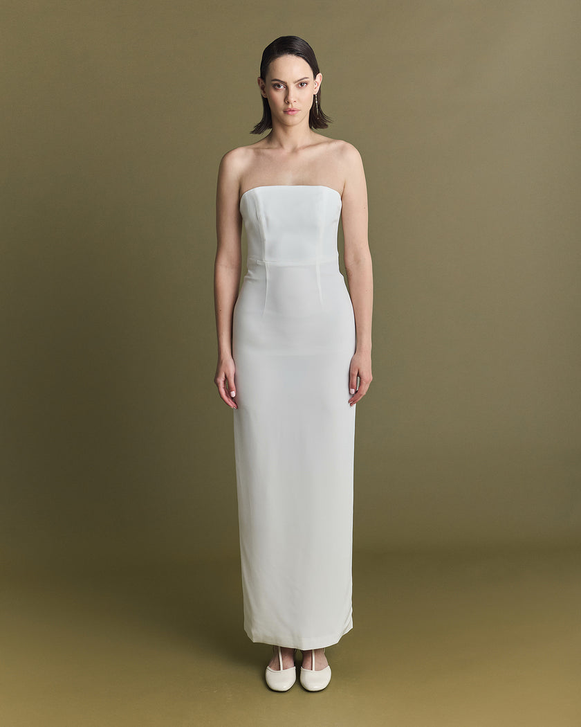 HANA tube dress white