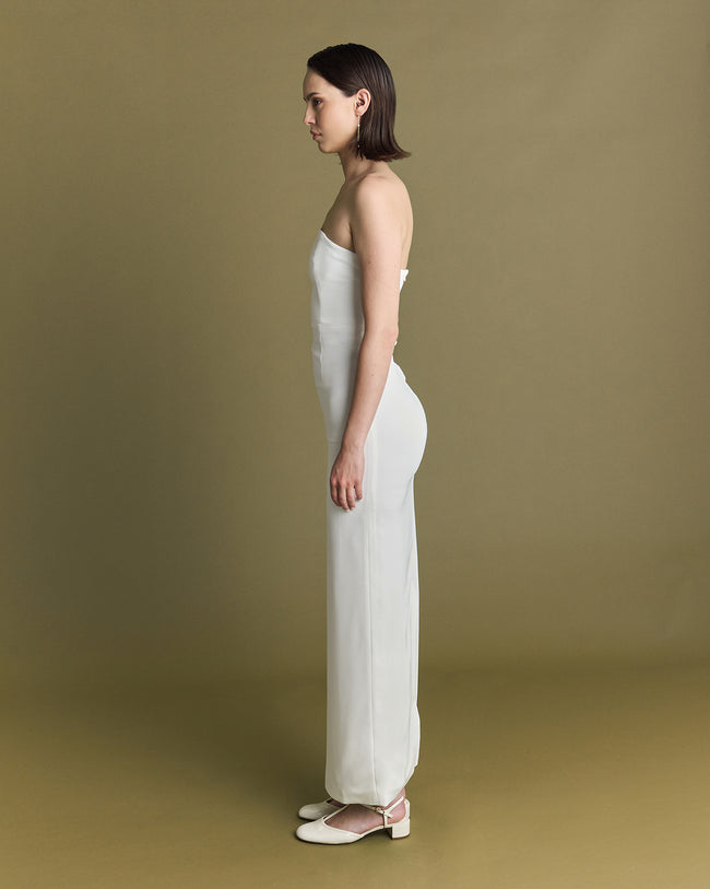 HANA tube dress white