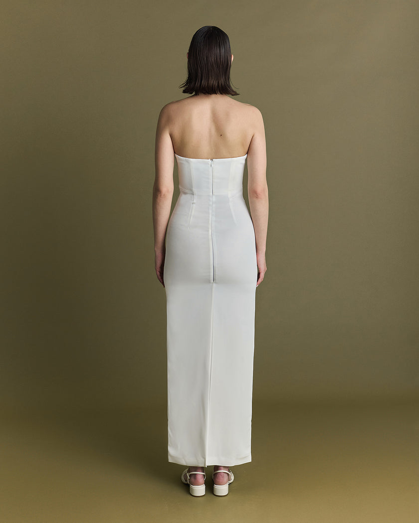 HANA tube dress white