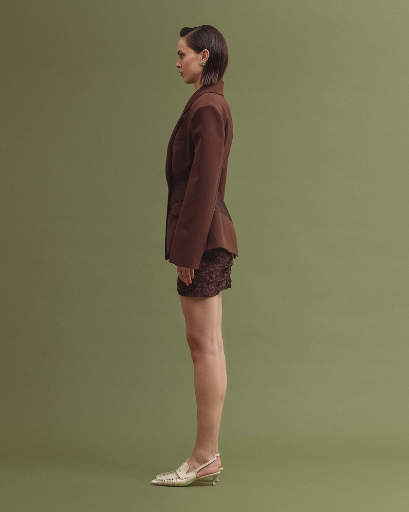 IRIS blazer chocolate