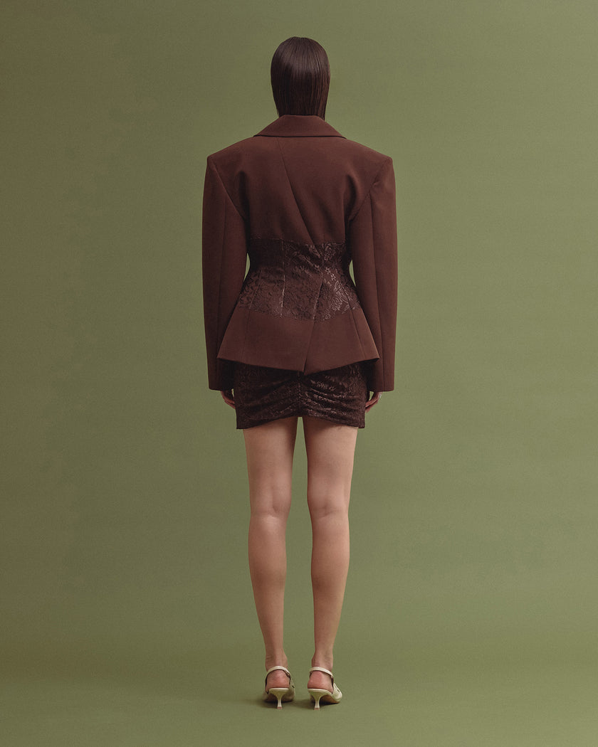 IRIS blazer chocolate