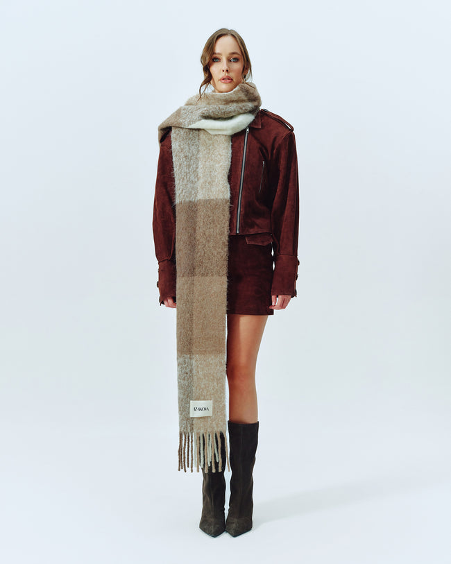 IZK alpaca scarf LIOR