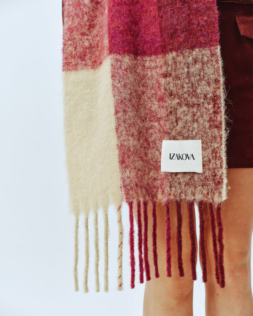 IZK alpaca scarf RUBEN