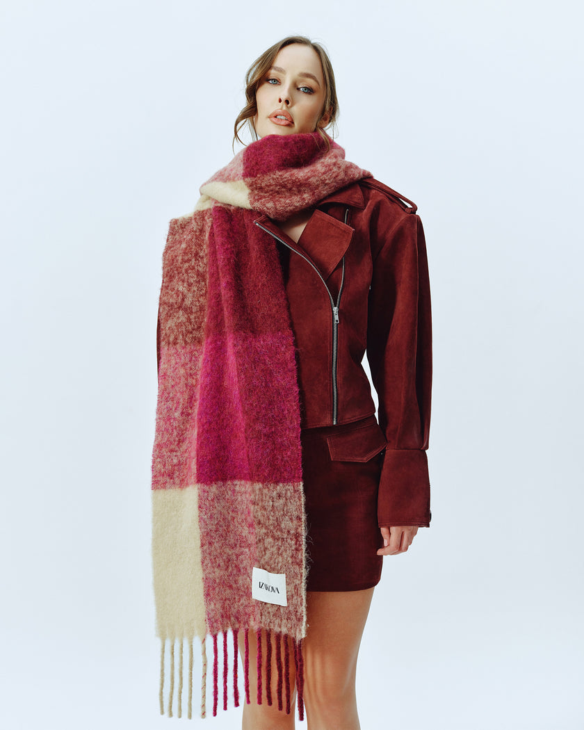 IZK alpaca scarf RUBEN