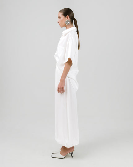 MAREA pants white satin