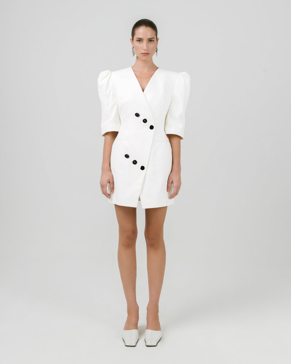 MILA blazer dress off white