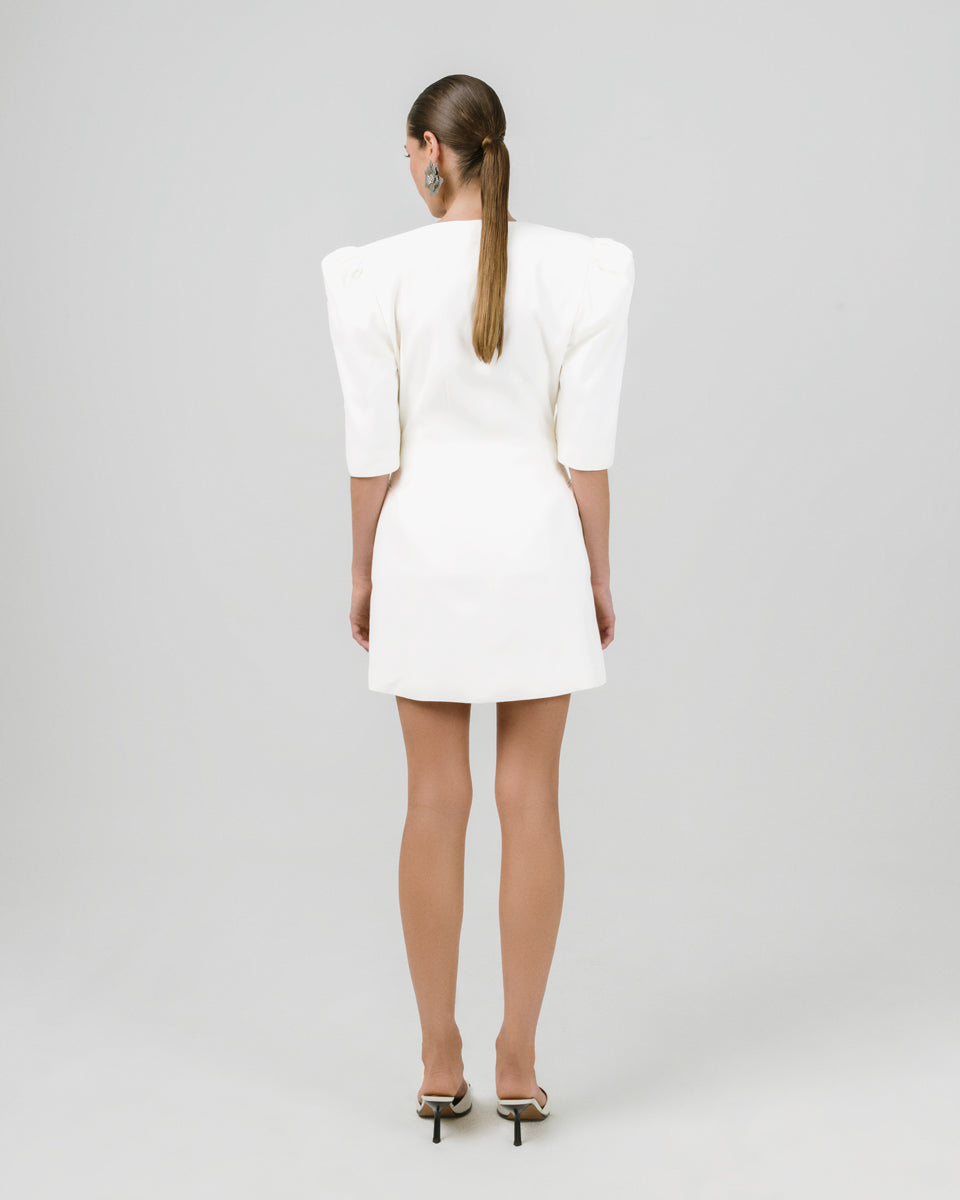 MILA blazer dress off white