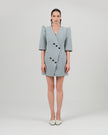 MILA blazer dress washed blue